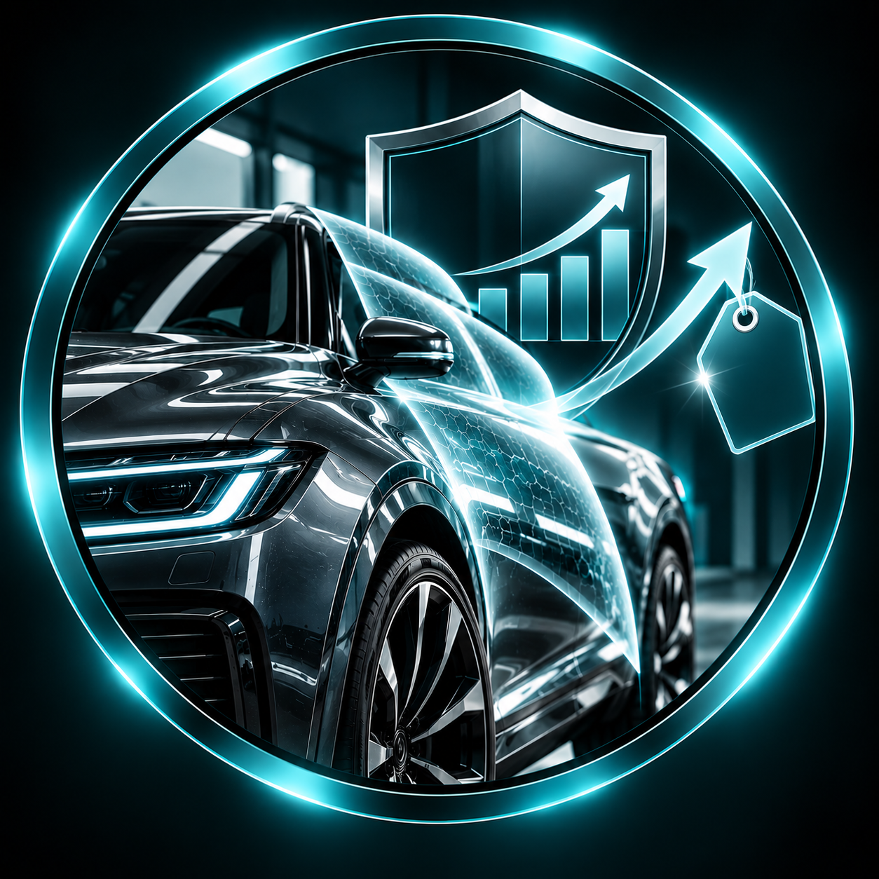 Neon Shield SUV Value Badge